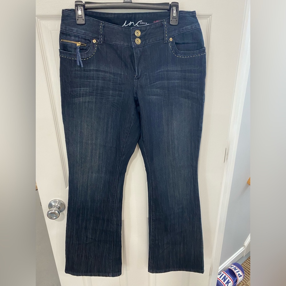 INC Denim jeans Curvy Fit Boot Leg
